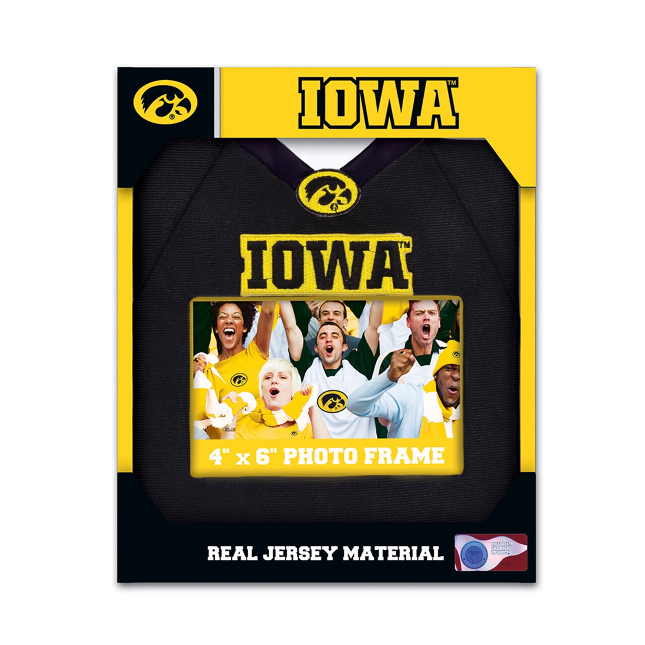 MasterPieces Sports Decor - NCAA Iowa Hawkeyes - Team Jersey Uniformed Picture Frame For 4"x6" Photos